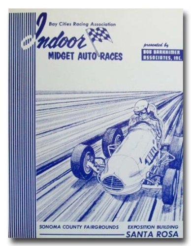 1960 Sonoma County Fairgrounds Santa Rosa Indoor Midget Racing poster print