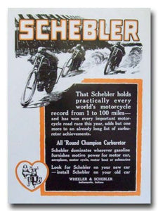 1914 Schebler Carburetor Ad  poster print